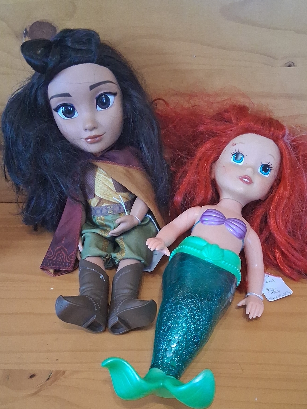 Disney Ariel Mermaid Doll with Red Hair and Green Glitter Tail